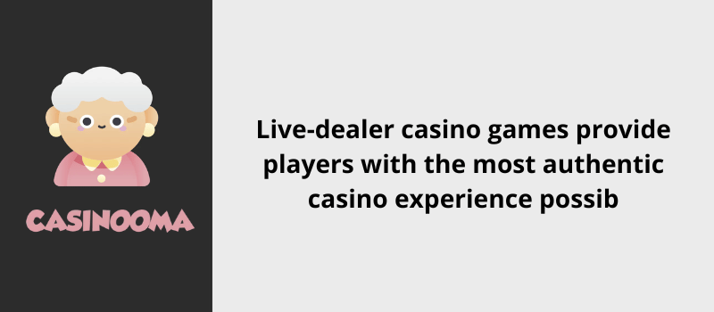 Casino with live dealer