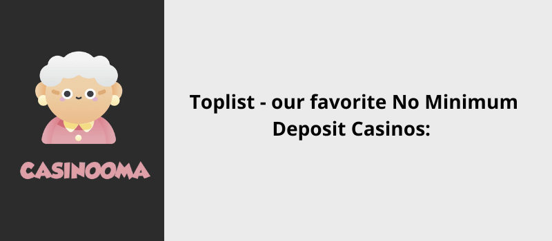 No minimum deposit casino
